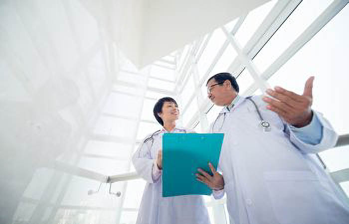 Doctors Reviewing Labwork